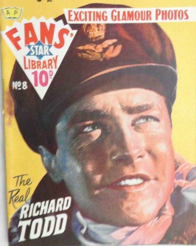 FANS STAR LIBRARY magazine side cover Issue 8  1958