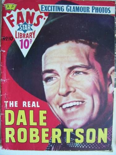 FANS STAR LIBRARY magazine side cover Issue 10  1958