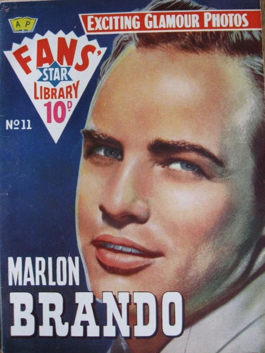FANS STAR LIBRARY magazine side cover Issue 11  1958
