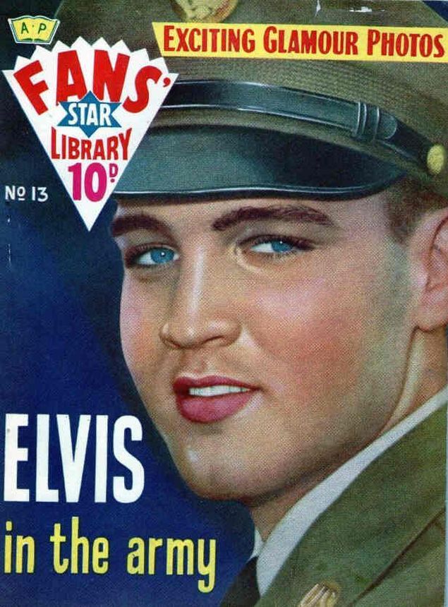 FANS STAR LIBRARY magazine side cover Issue 13  1959