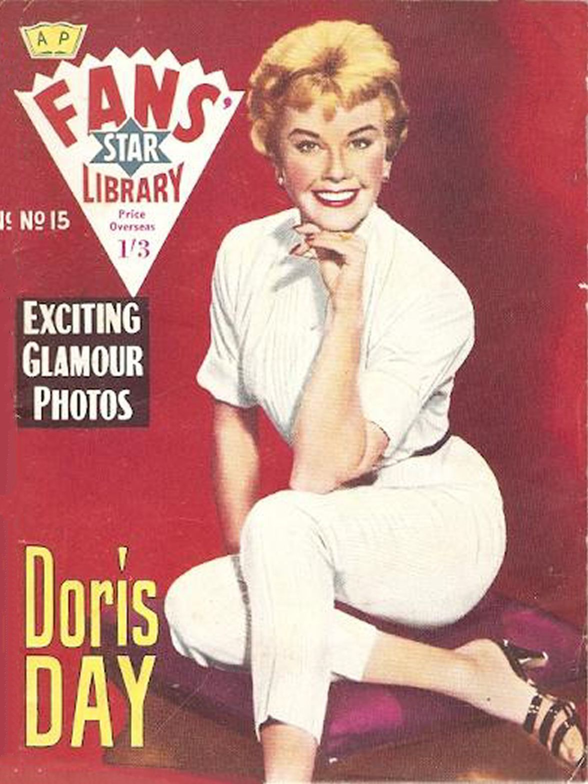 FANS STAR LIBRARY magazine side cover Issue 15 February 1959