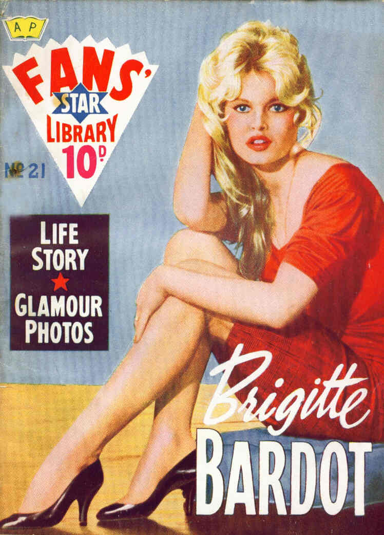 FANS STAR LIBRARY magazine side cover Issue 21  1959