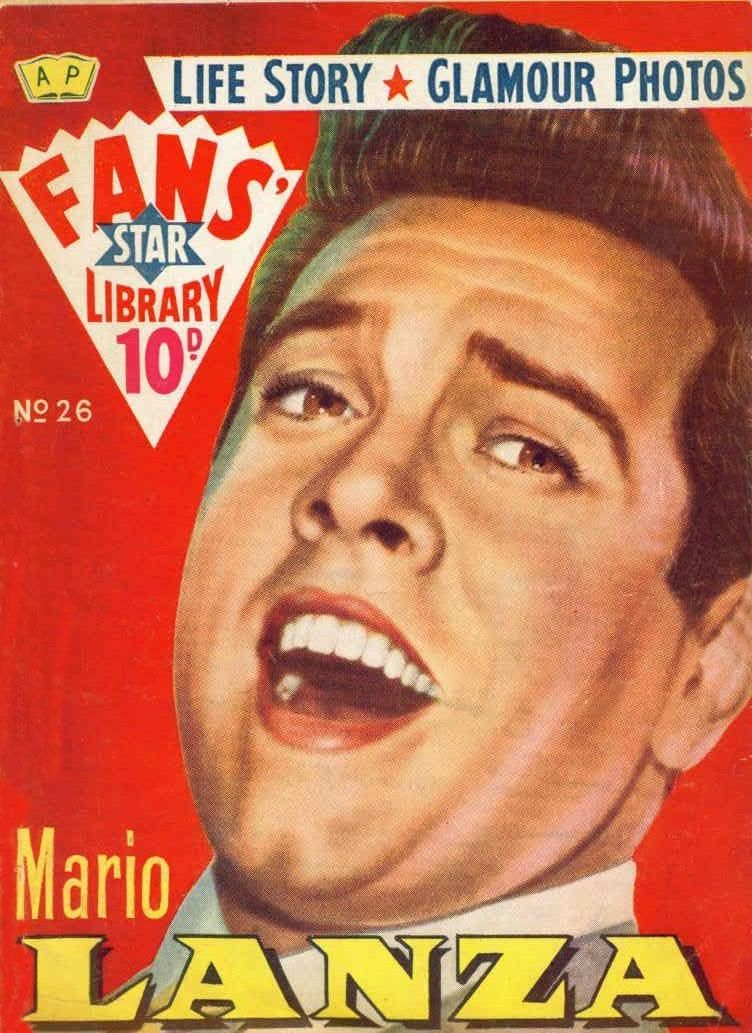 FANS STAR LIBRARY magazine side cover Issue 26  1959