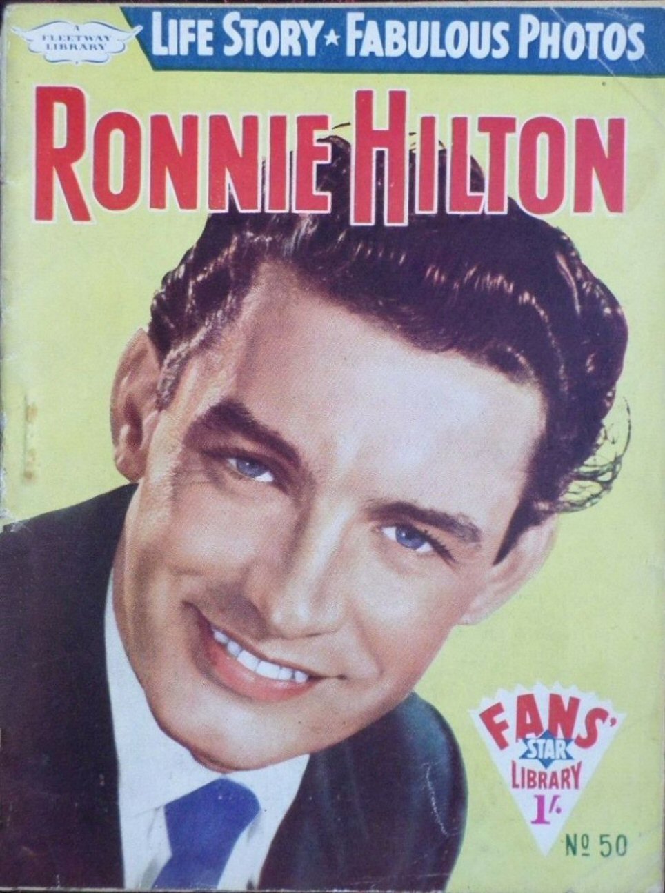 FANS STAR LIBRARY magazine side cover Issue 50  1960