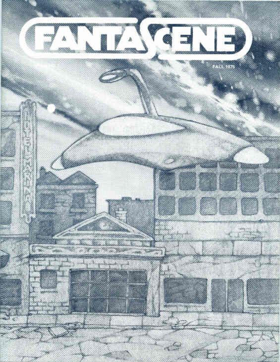 FANTASCENE magazine side cover Issue 1 Fall/September 1975