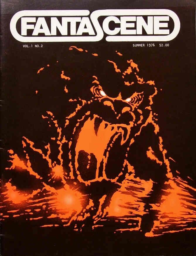FANTASCENE magazine side cover Issue 2 Summer 1976