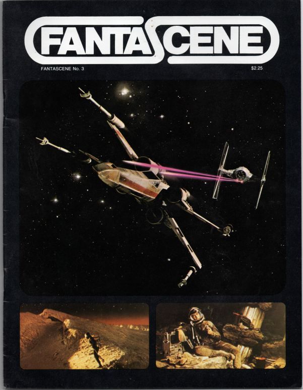 FANTASCENE magazine side cover Issue 3  1977