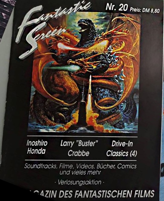 FANTASTIC SCREEN magazine side cover Issue 20  February 1993