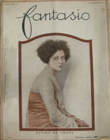FANTASIO magazine side cover Issue 12  Vol 1 No  12  December 1925