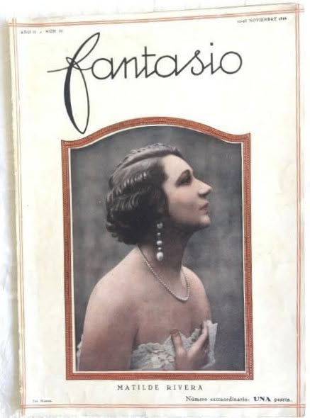 FANTASIO magazine side cover Issue 31  November 1926