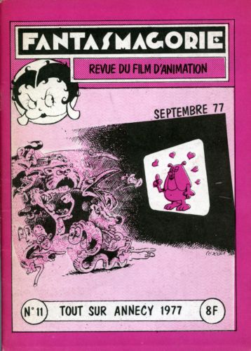 FANTASMAGORIE magazine side cover Issue 11  1977