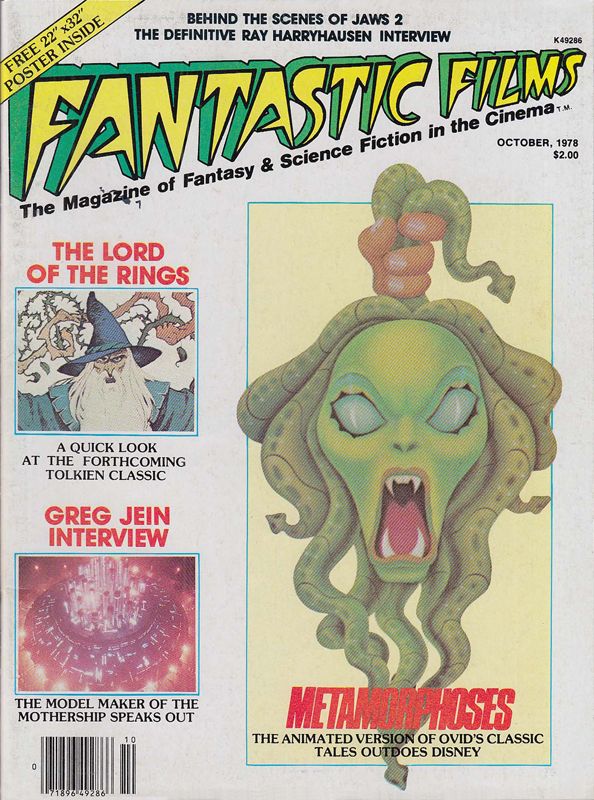 FANTASTIC FILMS magazine side cover Issue 4 October 1978