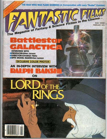 FANTASTIC FILMS magazine side cover Issue 6 February 1979