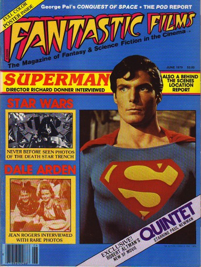 FANTASTIC FILMS magazine side cover Issue 8 June 1979