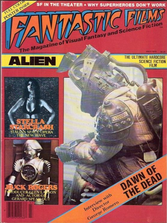 FANTASTIC FILMS magazine side cover Issue 9 July 1979