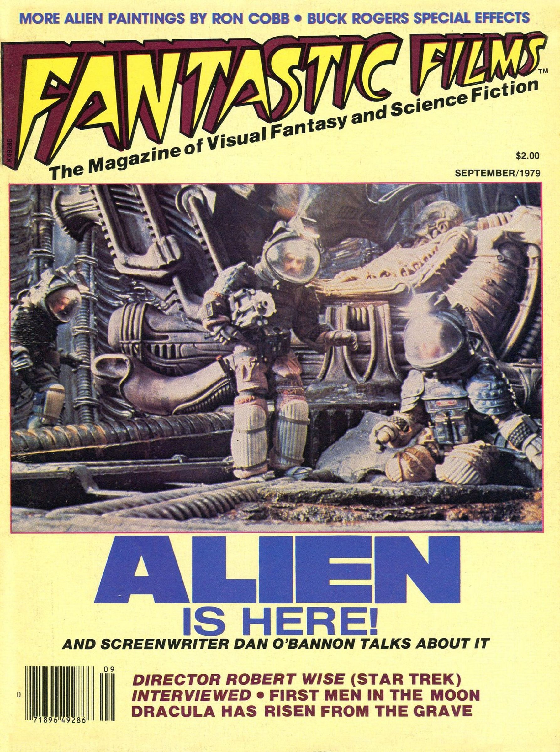 FANTASTIC FILMS magazine side cover Issue 10 September 1979