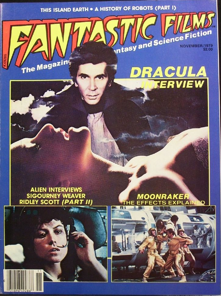 FANTASTIC FILMS magazine side cover Issue 12 November 1979