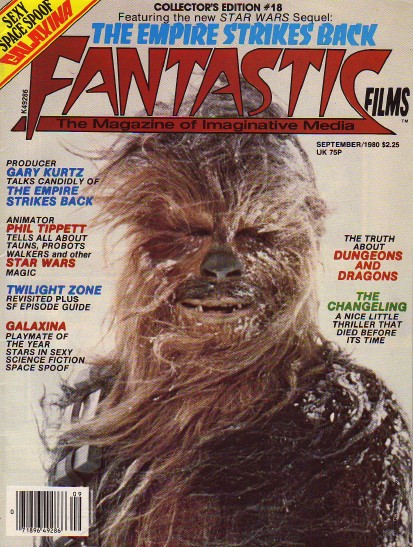 FANTASTIC FILMS magazine side cover Issue 18 September 1980