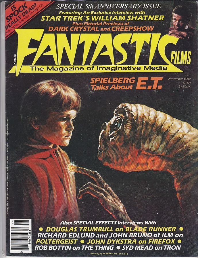 FANTASTIC FILMS magazine side cover Issue 31 November 1982