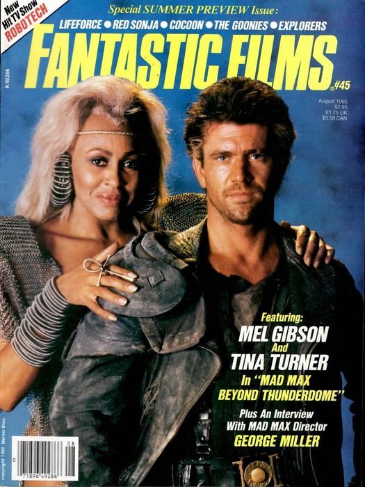 FANTASTIC FILMS magazine side cover Issue 45 August 1985