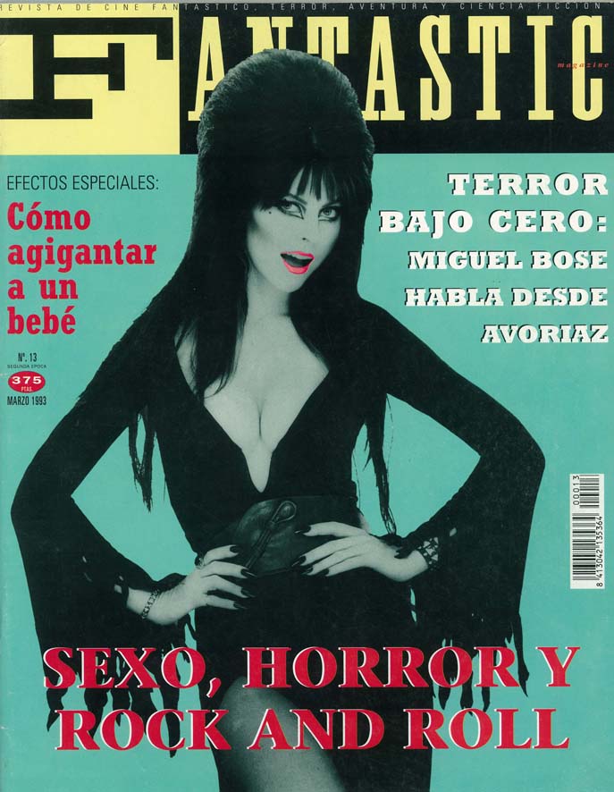 FANTASTIC magazine side cover Issue 13 March 1993