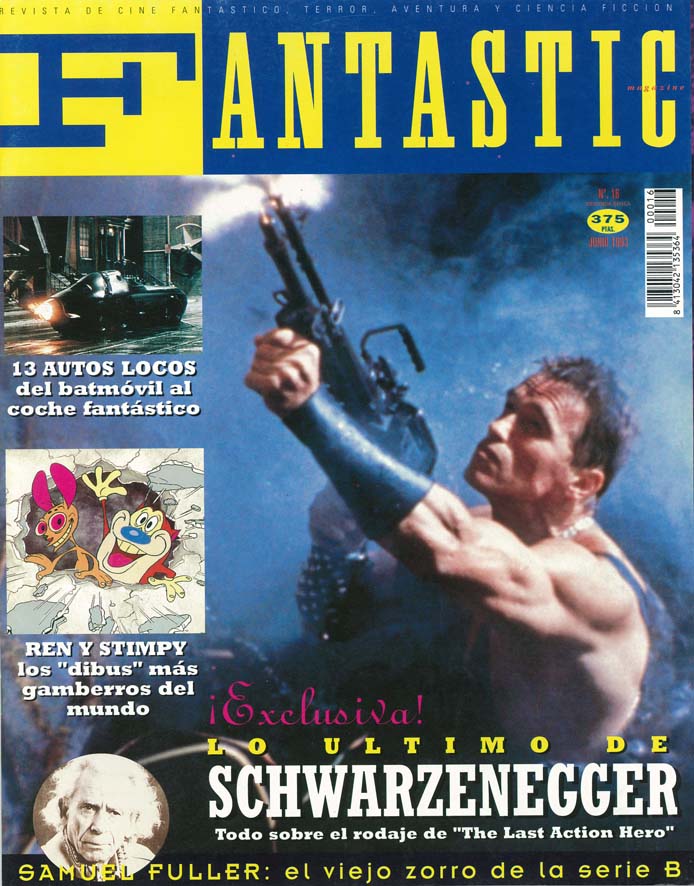 FANTASTIC magazine side cover Issue 16 June 1993