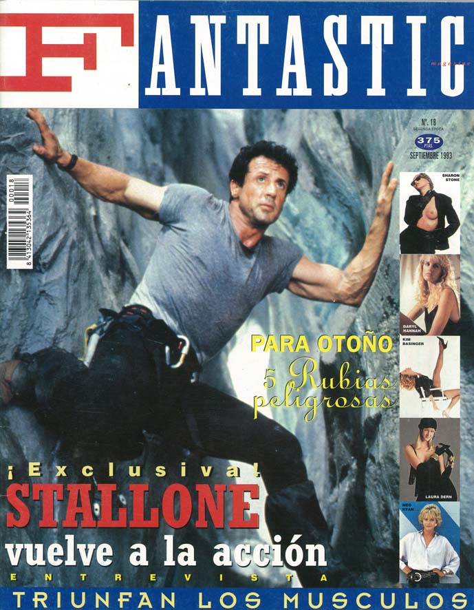 FANTASTIC magazine side cover Issue 18 September 1993