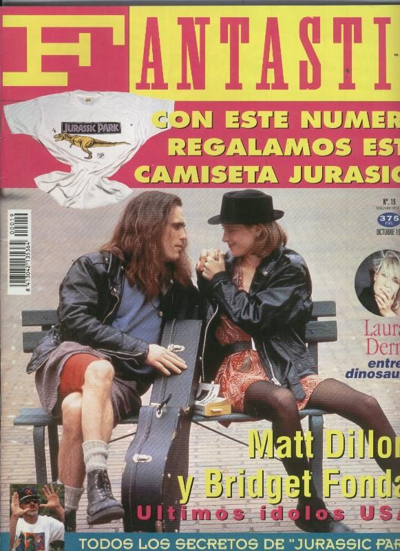 FANTASTIC magazine side cover Issue 19 October 1993