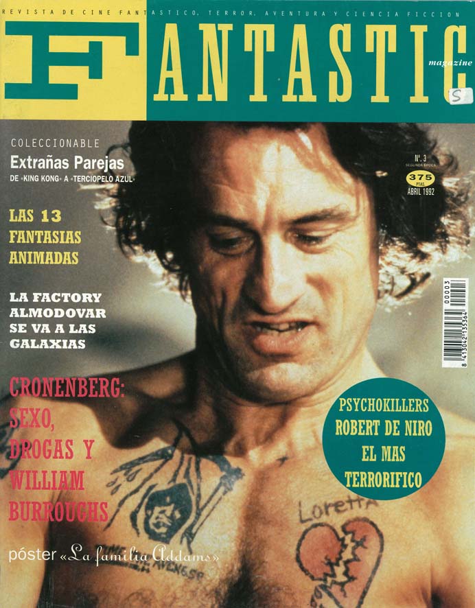 FANTASTIC magazine side cover Issue 3 April 1992