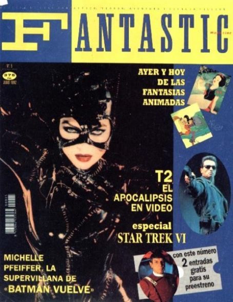 FANTASTIC magazine side cover Issue 5 June 1992