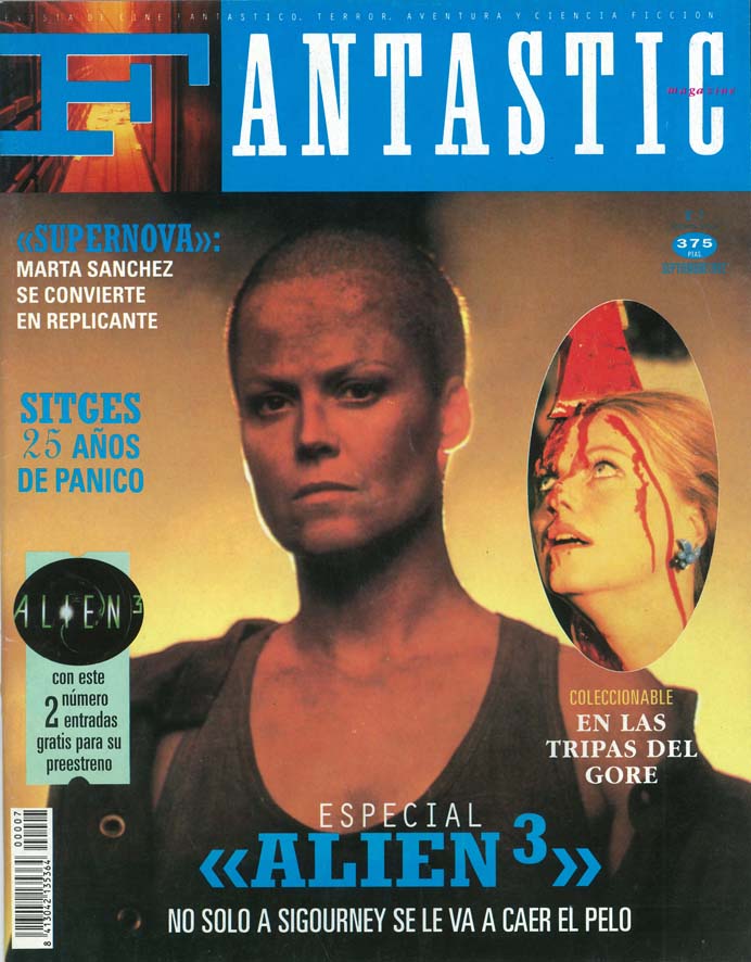 FANTASTIC magazine side cover Issue 7 September 1992
