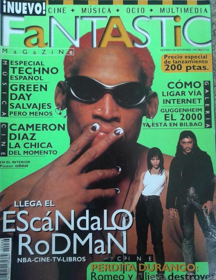 FANTASTIC magazine side cover Issue 66 November 1997