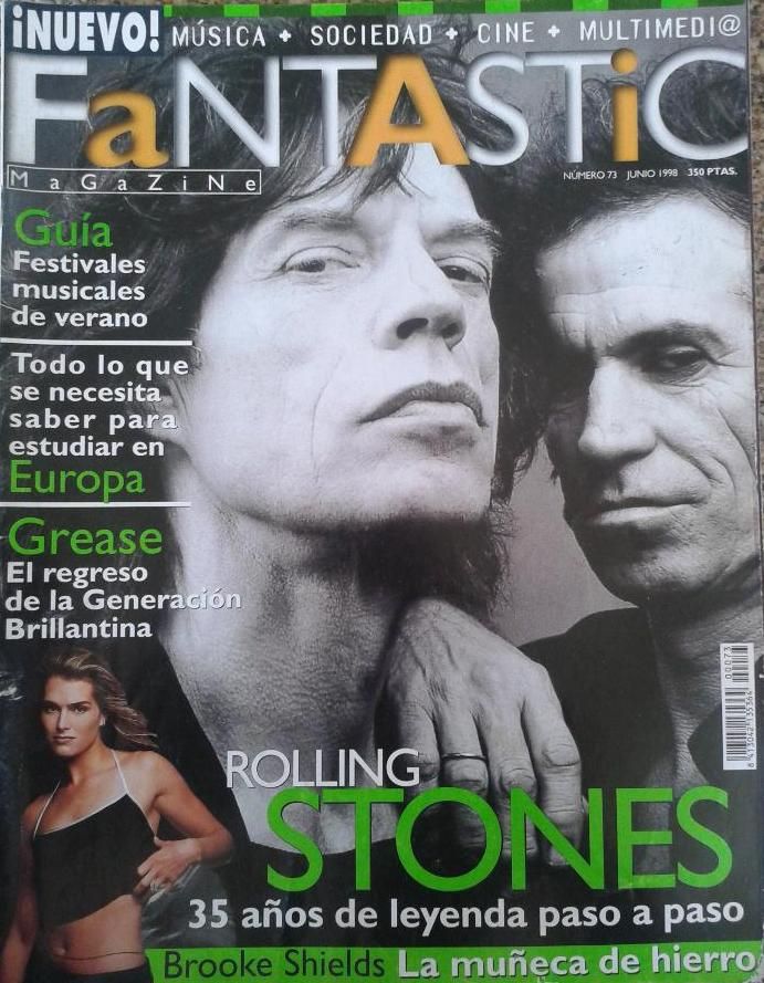 FANTASTIC magazine side cover Issue 73 June 1998