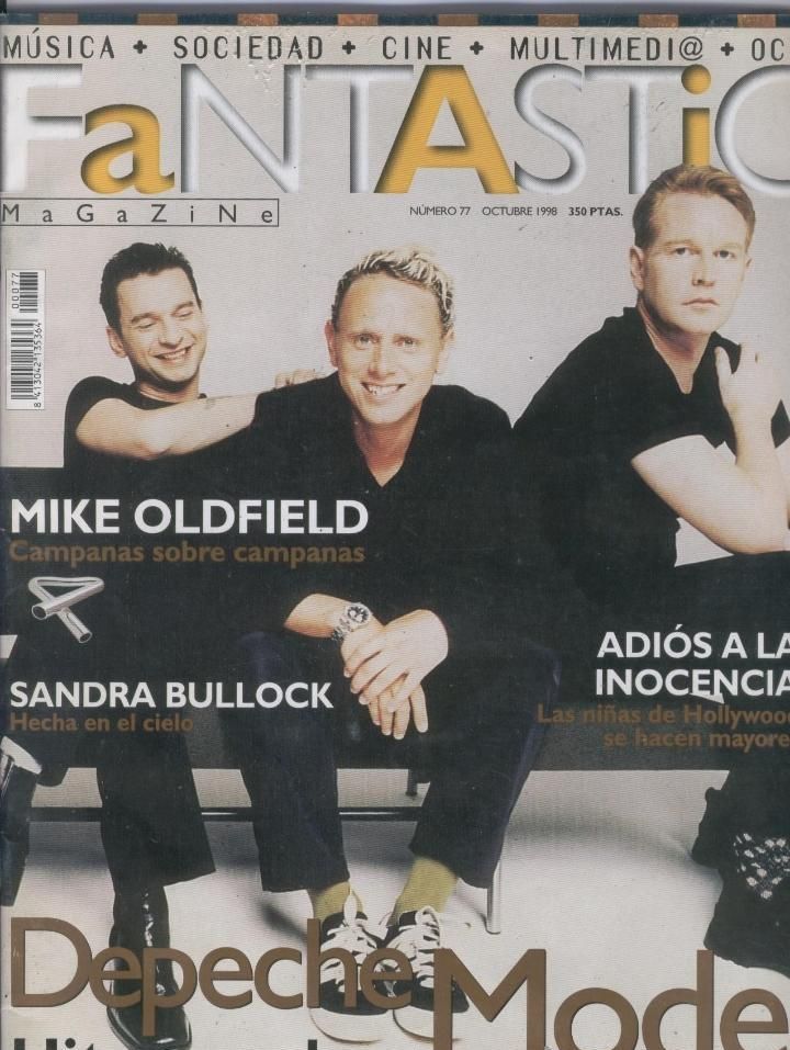 FANTASTIC magazine side cover Issue 77 October 1998