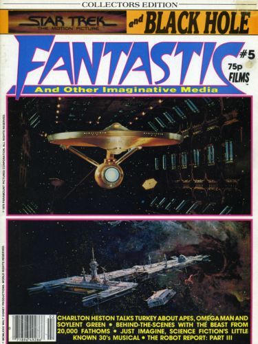 FANTASTIC FILMS (UK) magazine side cover Issue 5  