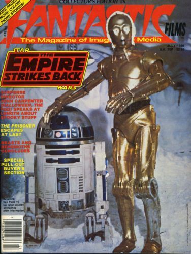 FANTASTIC FILMS (UK) magazine side cover Issue 8  
