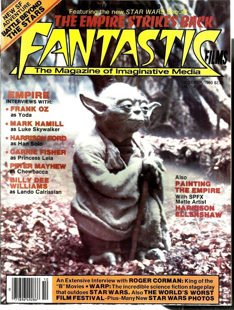FANTASTIC FILMS (UK) magazine side cover Issue 10  
