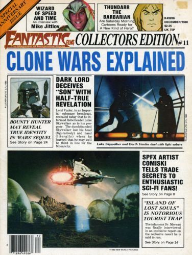 FANTASTIC FILMS (UK) magazine side cover Issue 11  