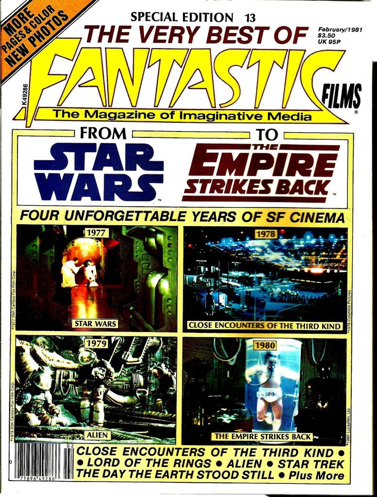 FANTASTIC FILMS (UK) magazine side cover Issue 13  