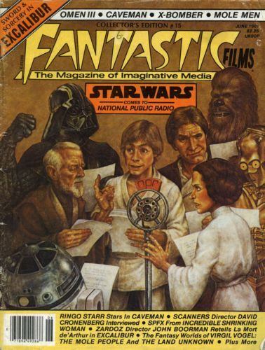 FANTASTIC FILMS (UK) magazine side cover Issue 15  