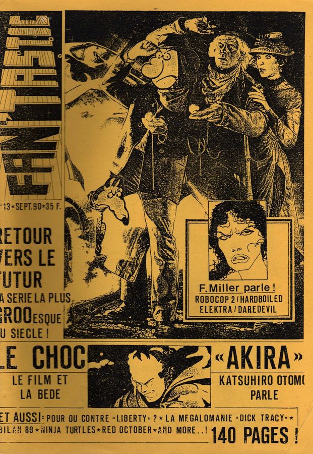 FANTASTIC (Fr) magazine side cover Issue 13 September 1990