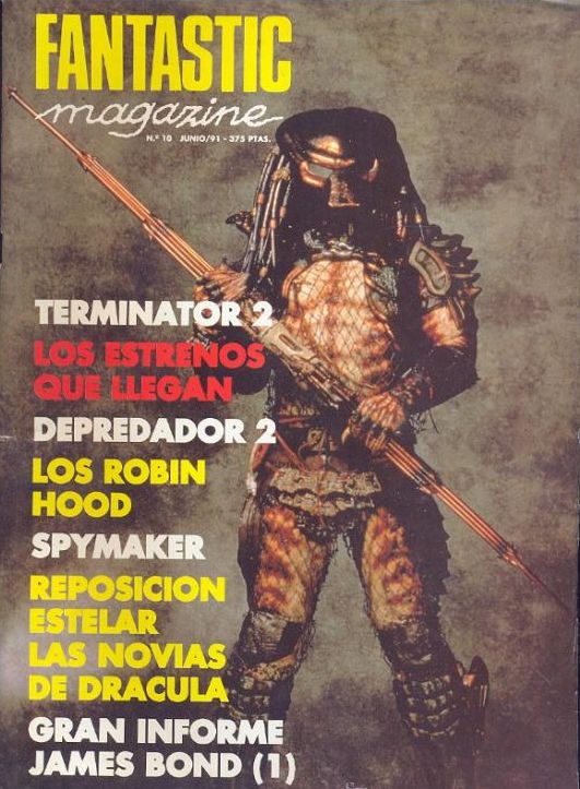 FANTASTIC MAGAZINE magazine side cover Issue 10 June 1991