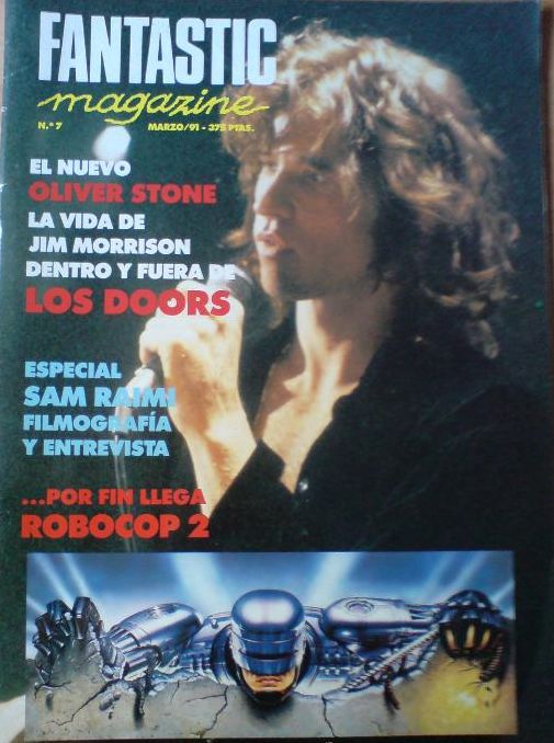 FANTASTIC MAGAZINE magazine side cover Issue 7 March 1991