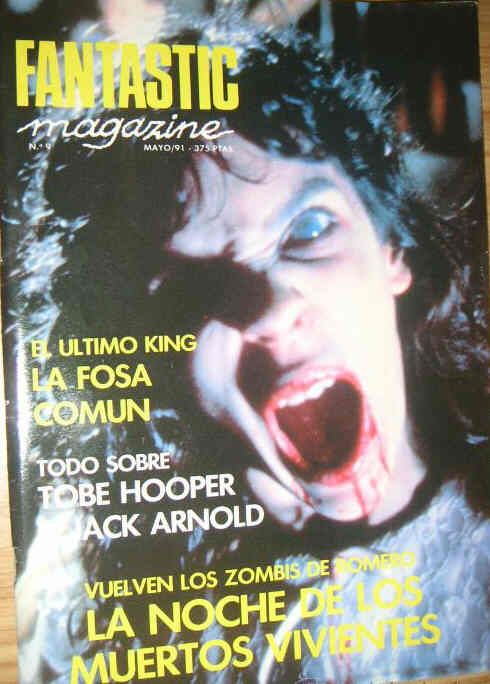 FANTASTIC MAGAZINE magazine side cover Issue 9 May 1991