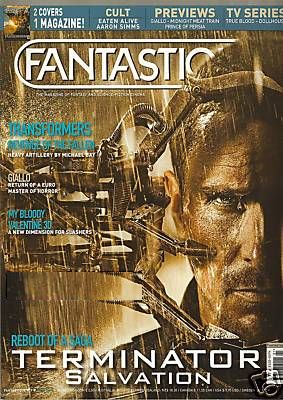FANTASTIQUE magazine side cover Issue 1 June 2009