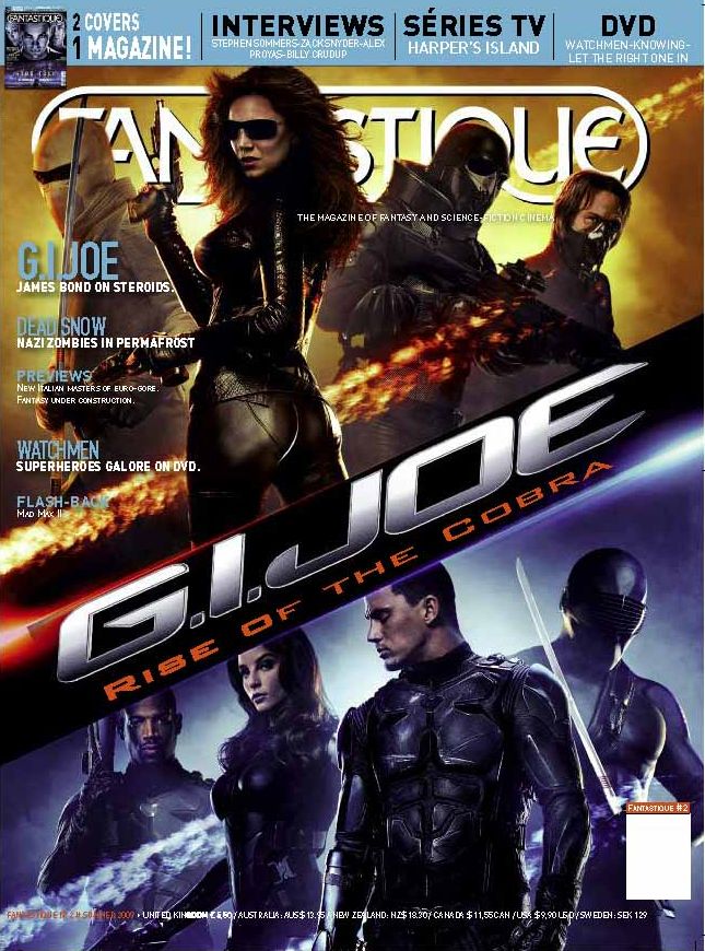 FANTASTIQUE magazine side cover Issue 2 July/August 2009