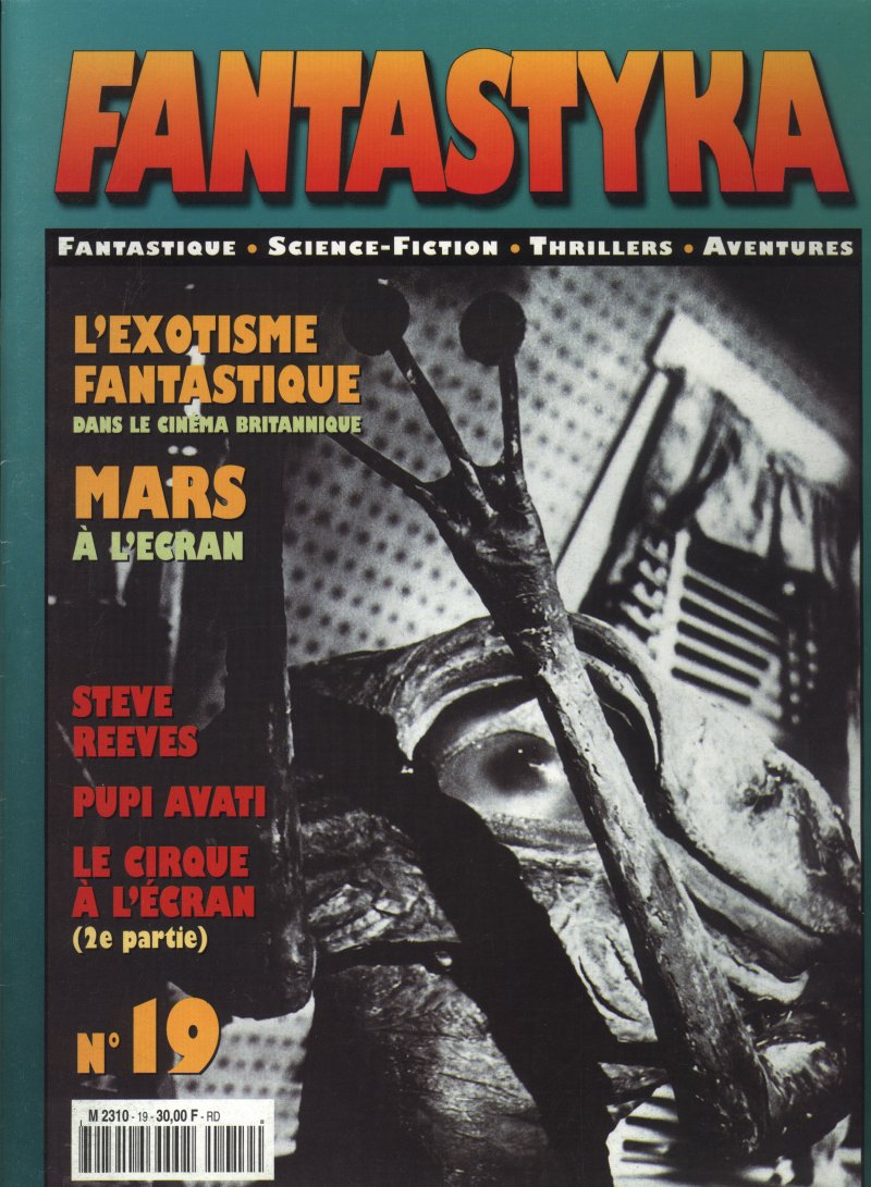 FANTASTYKA magazine side cover Issue 19 September 2001