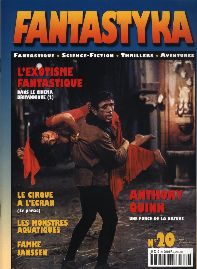 FANTASTYKA magazine side cover Issue 20 December 2001