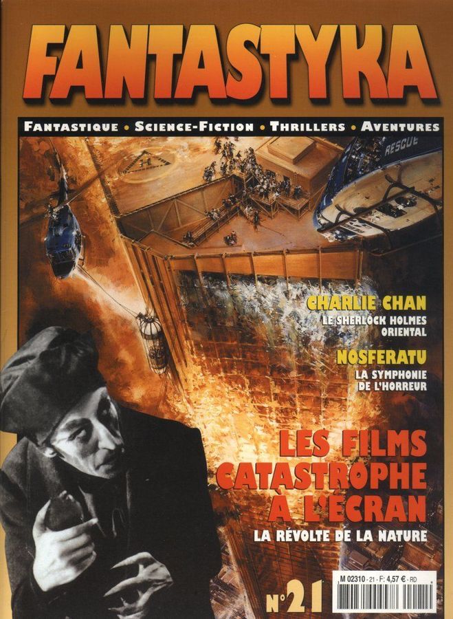 FANTASTYKA magazine side cover Issue 21 June 2002