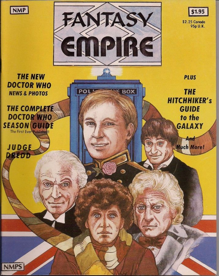 FANTASY EMPIRE magazine side cover Issue 1  1981